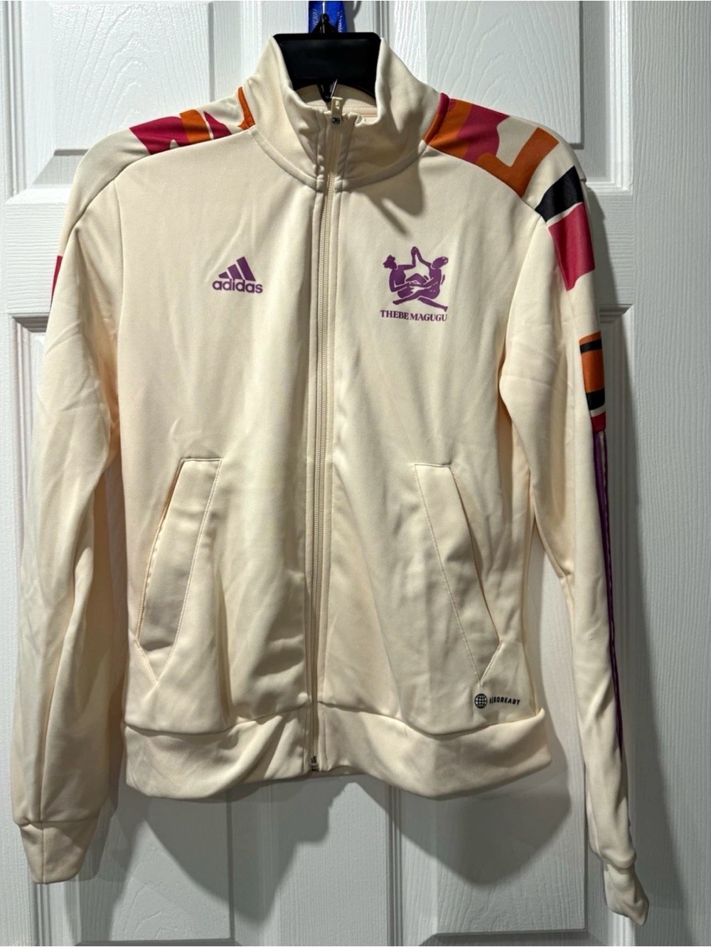 adidas × Thebe Magugu Women's
XS Colorblock Track Jacket Full Zip
Pockets